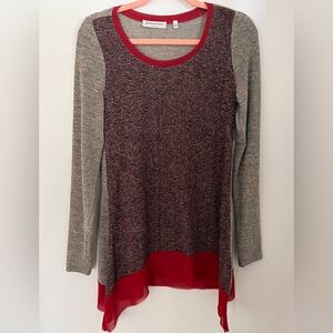 Patrizia Luca Asymmetrical Tunic Top Medium Nordstrom​